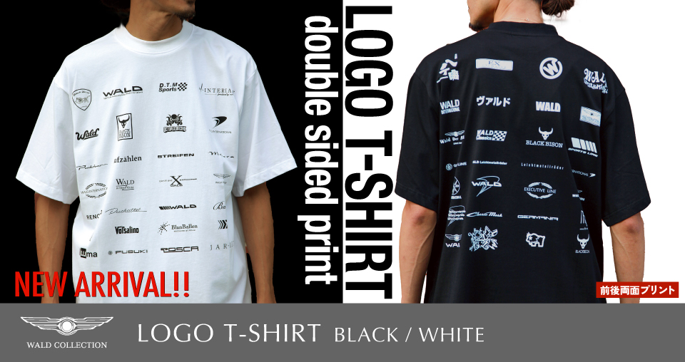 WALD LOGO DOUBLE SIDED PRINT T-SHIRT